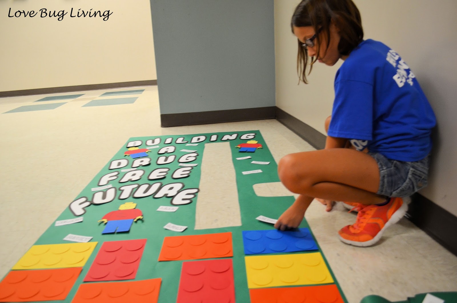 Love Bug Living Red Ribbon Week Lego Door Decorations