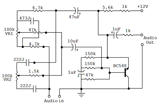 bass treble circuit diagram bass and treble controller audio equalizer circuit bass treble circuit diagram bass and treble controller audio equalizer circuit