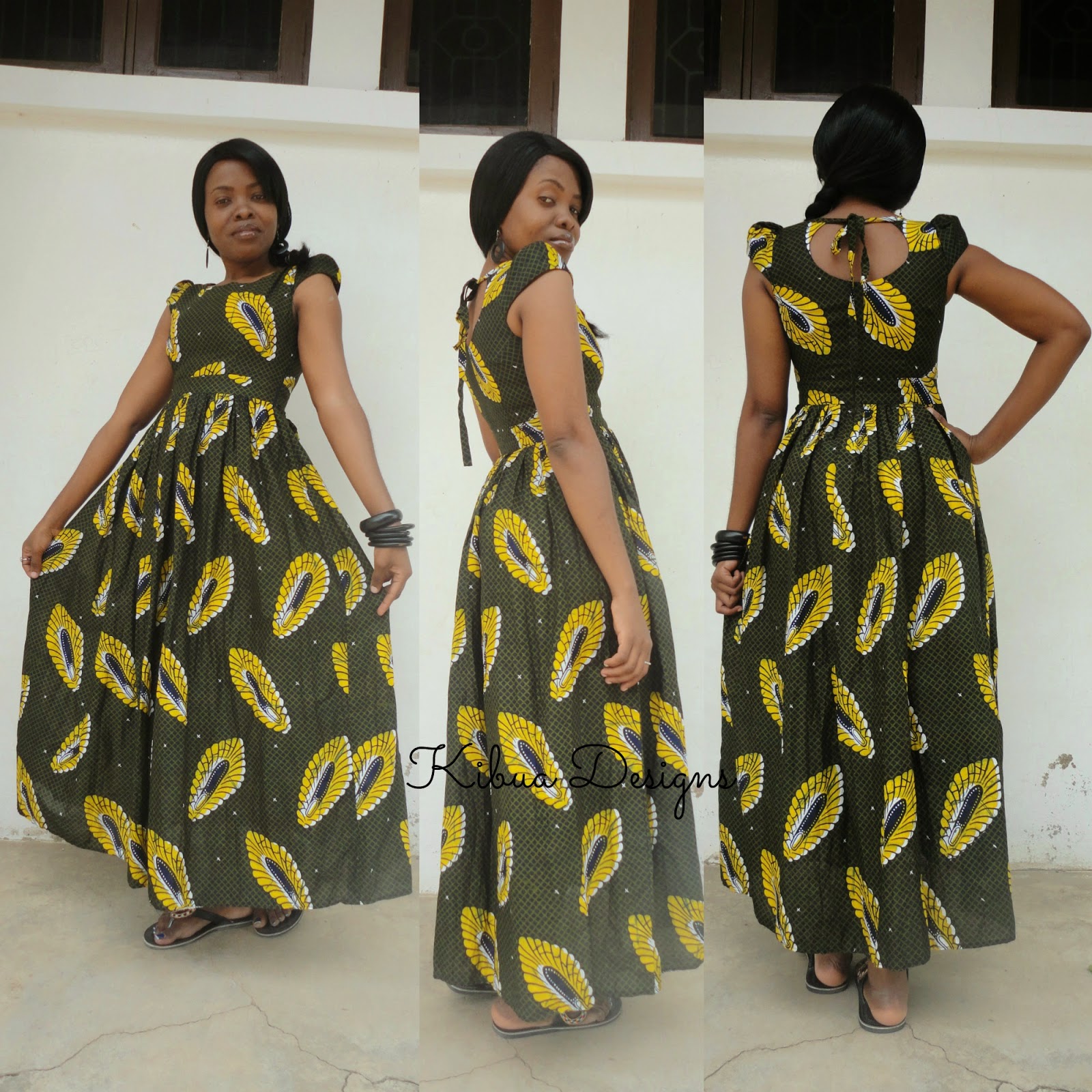 maxi dress kitenge designs