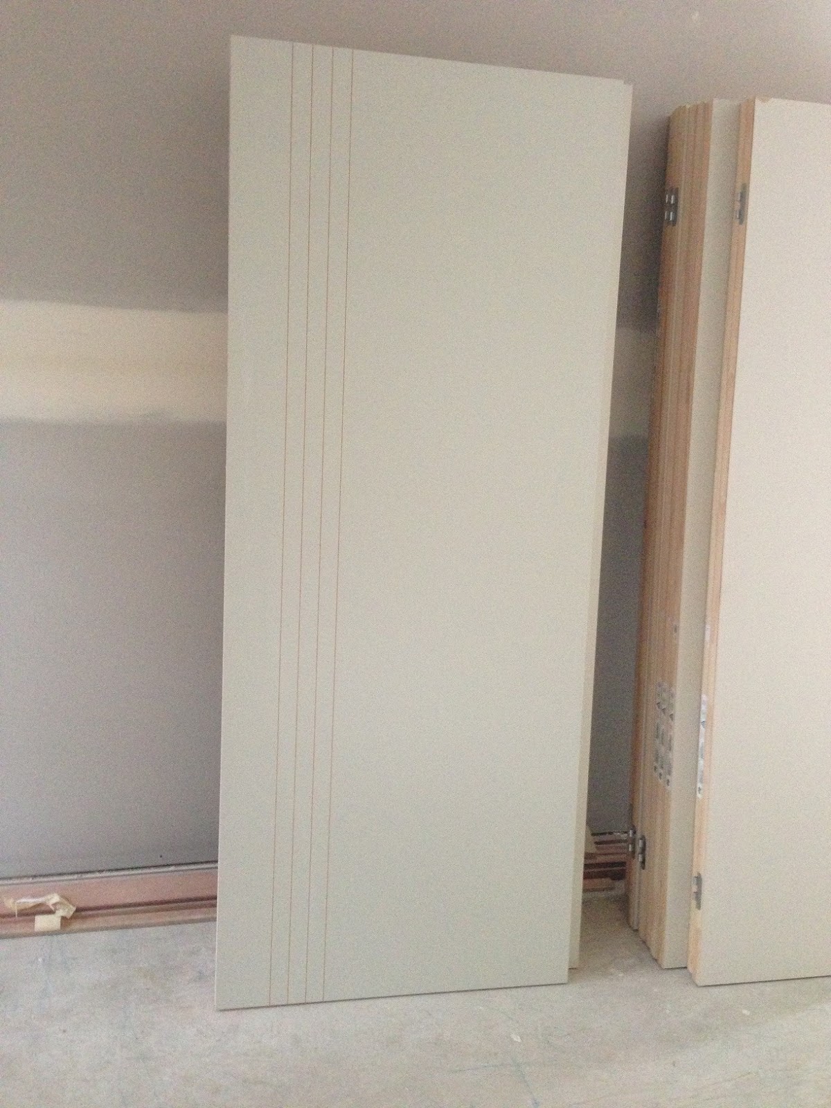 New Lindfield House Doors, architraves and skirting day 1