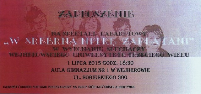 "W srebrną nitkę zaplątani" 10.lipiec 2015