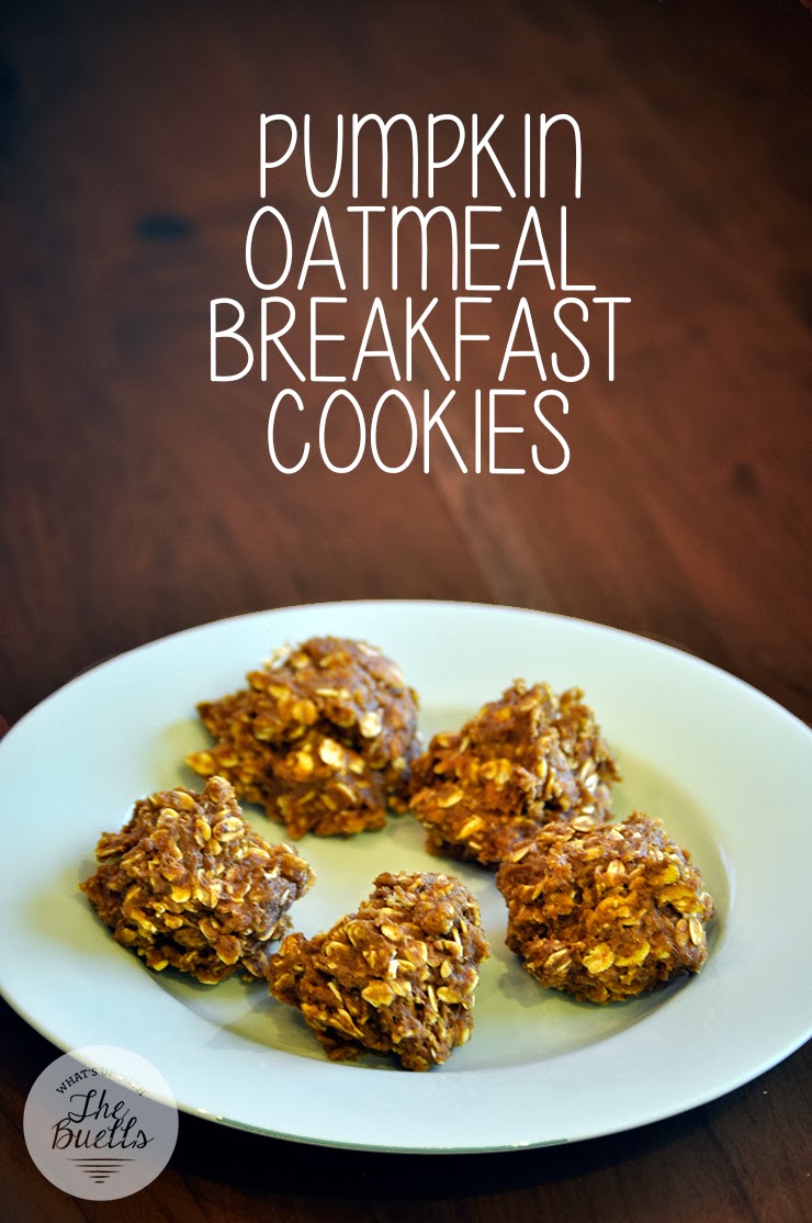 What's Up with The Buells PUMPKIN OATMEAL BREAKFAST COOKIES