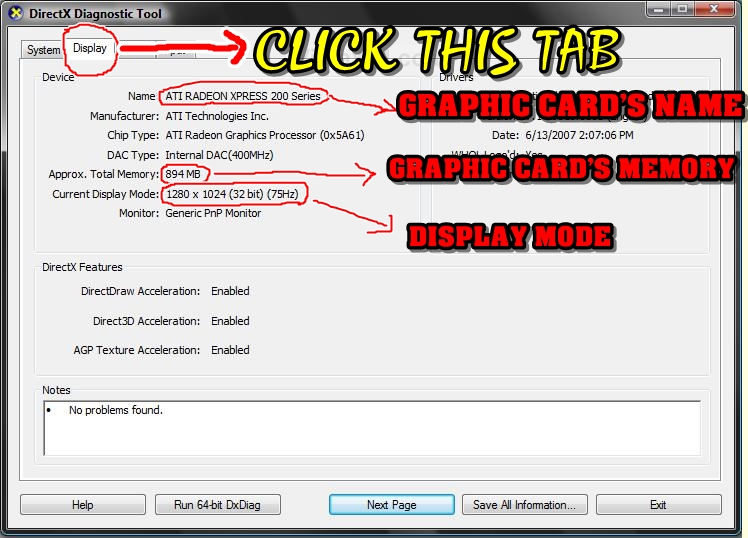Tipsilog How To Check Your Graphic Card Memory