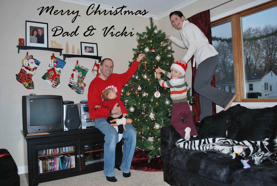 Merry Christmas Dad and Vicki!!!