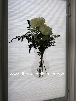 hanging floral arrangement