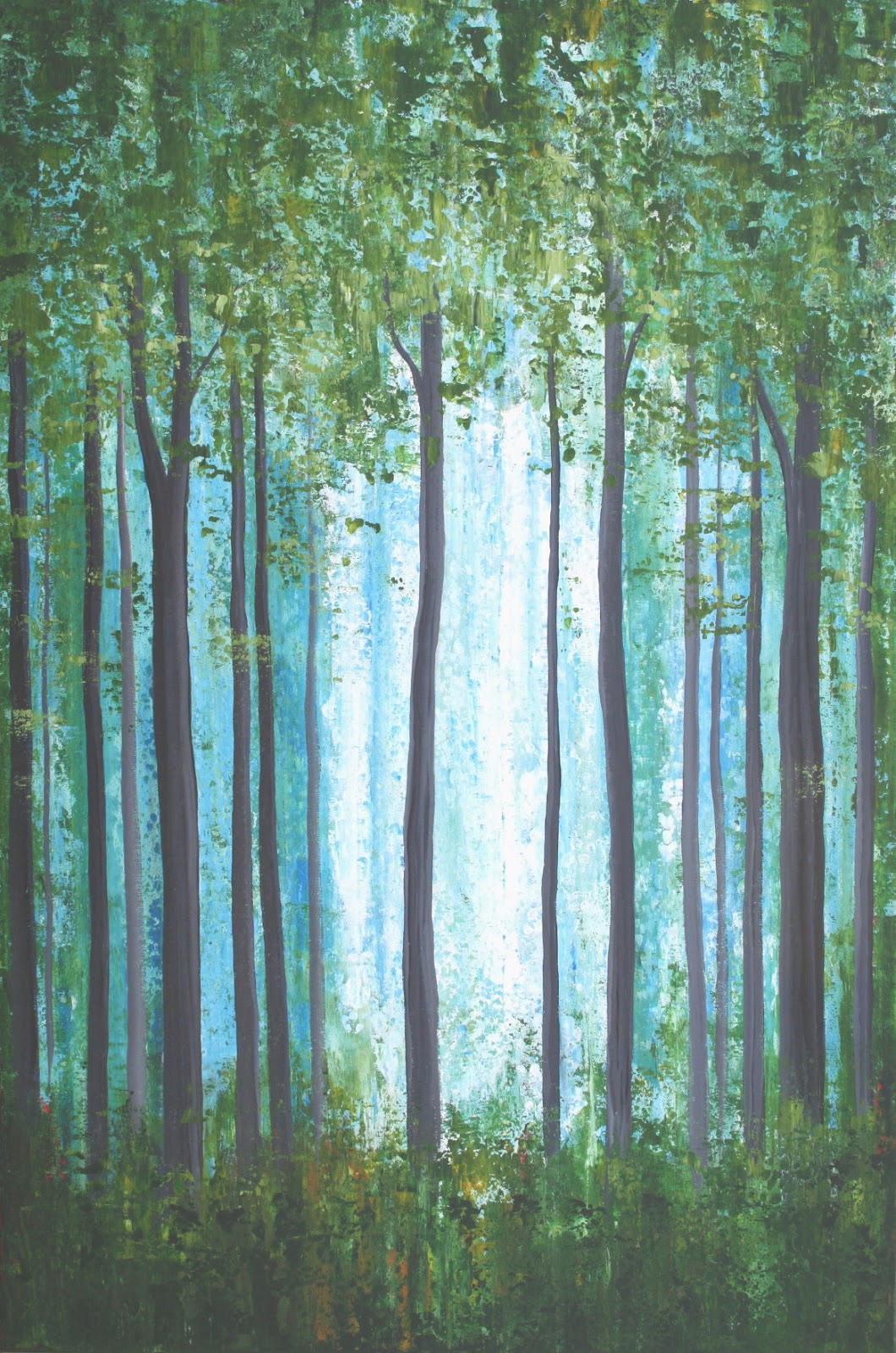 Light through the trees Tree artwork, Forest light, Art inspiration