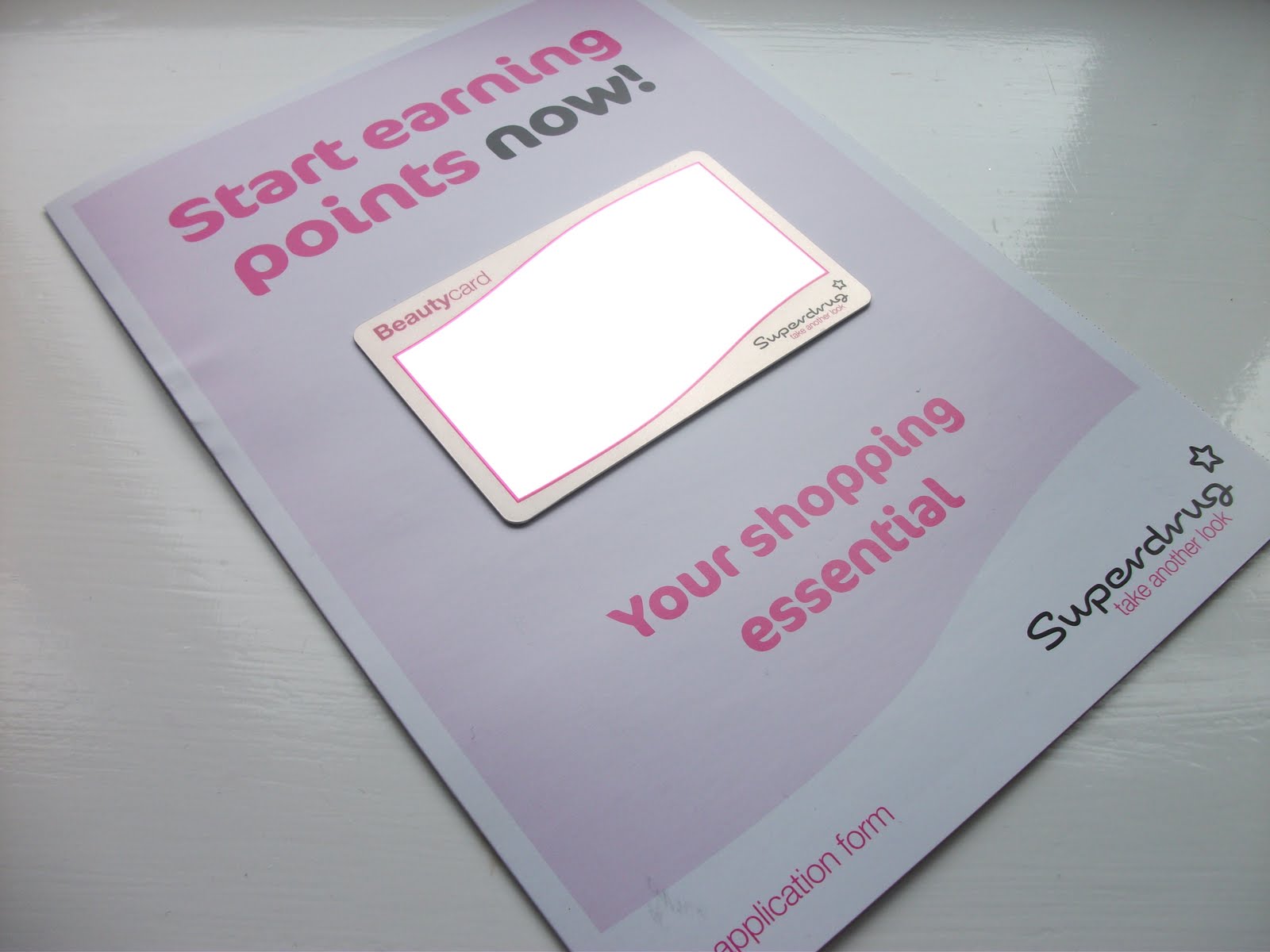 Aimee Blogs Superdrug Beautycard