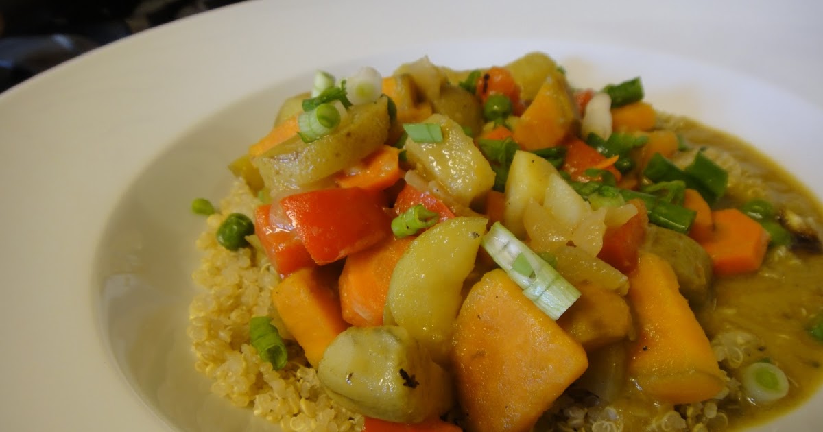 Highly Experimental Easy, Healthy, Green Veggie Curry