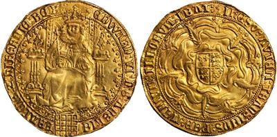 GREAT BRITAIN Edward VI 1547-1553 Fine Sovereign of 30 Shillings ND (1551) Ostrich Head Southwark Sold $329,000 30 Shillings