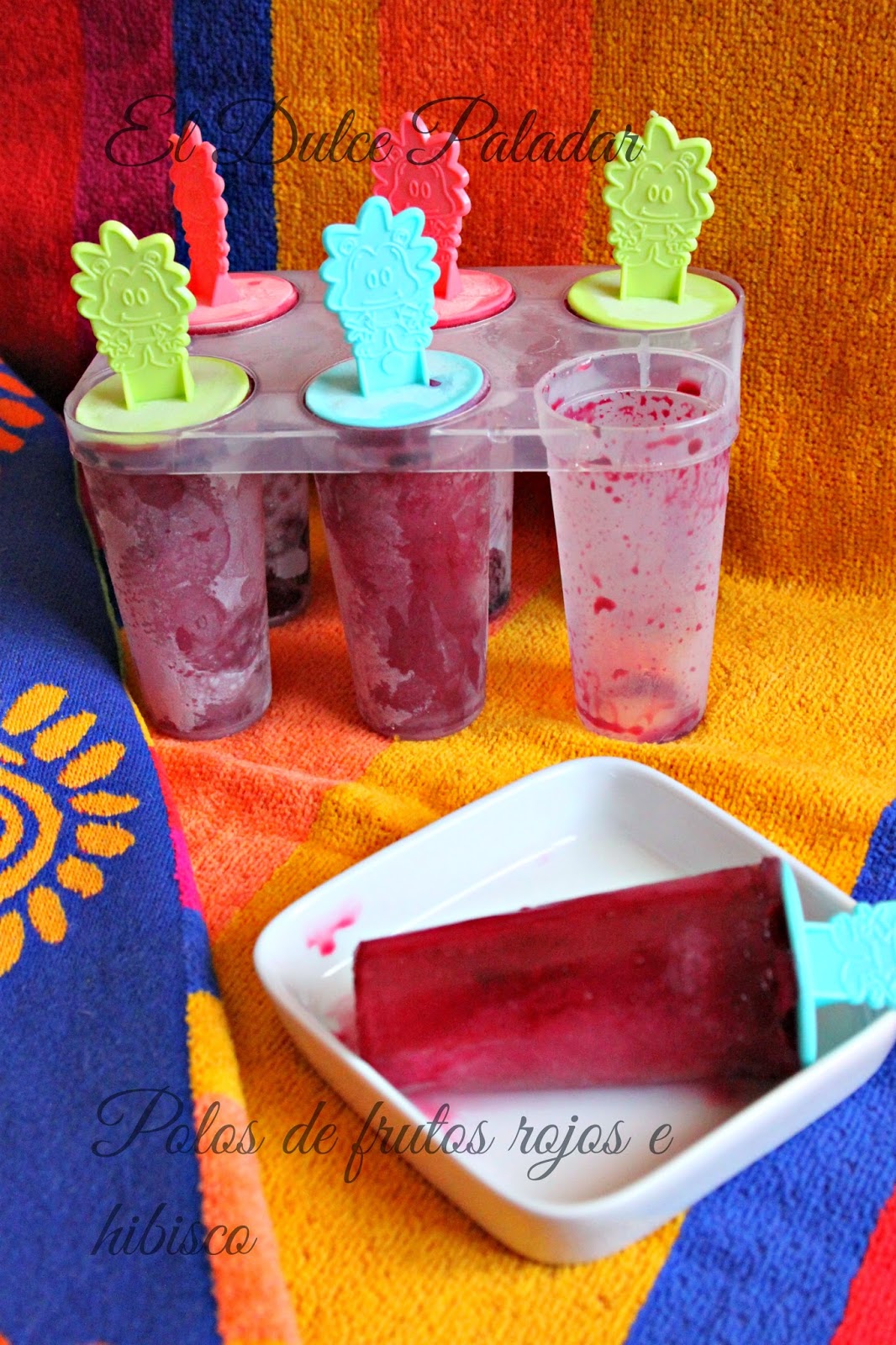 Polos De Frutos Rojos E Hibisco