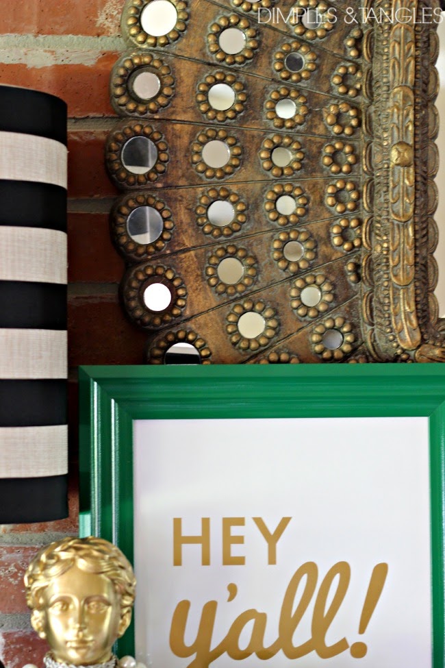 BRIGHTENING UP MUTED GOLD SPRAY PAINT OR RUB 'N BUFF? Dimples and