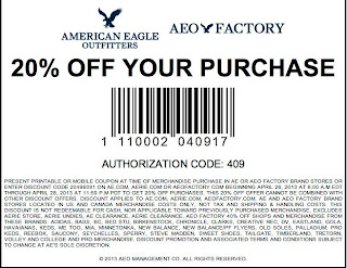 American Eagle Outfitters Printable Coupons December 2013