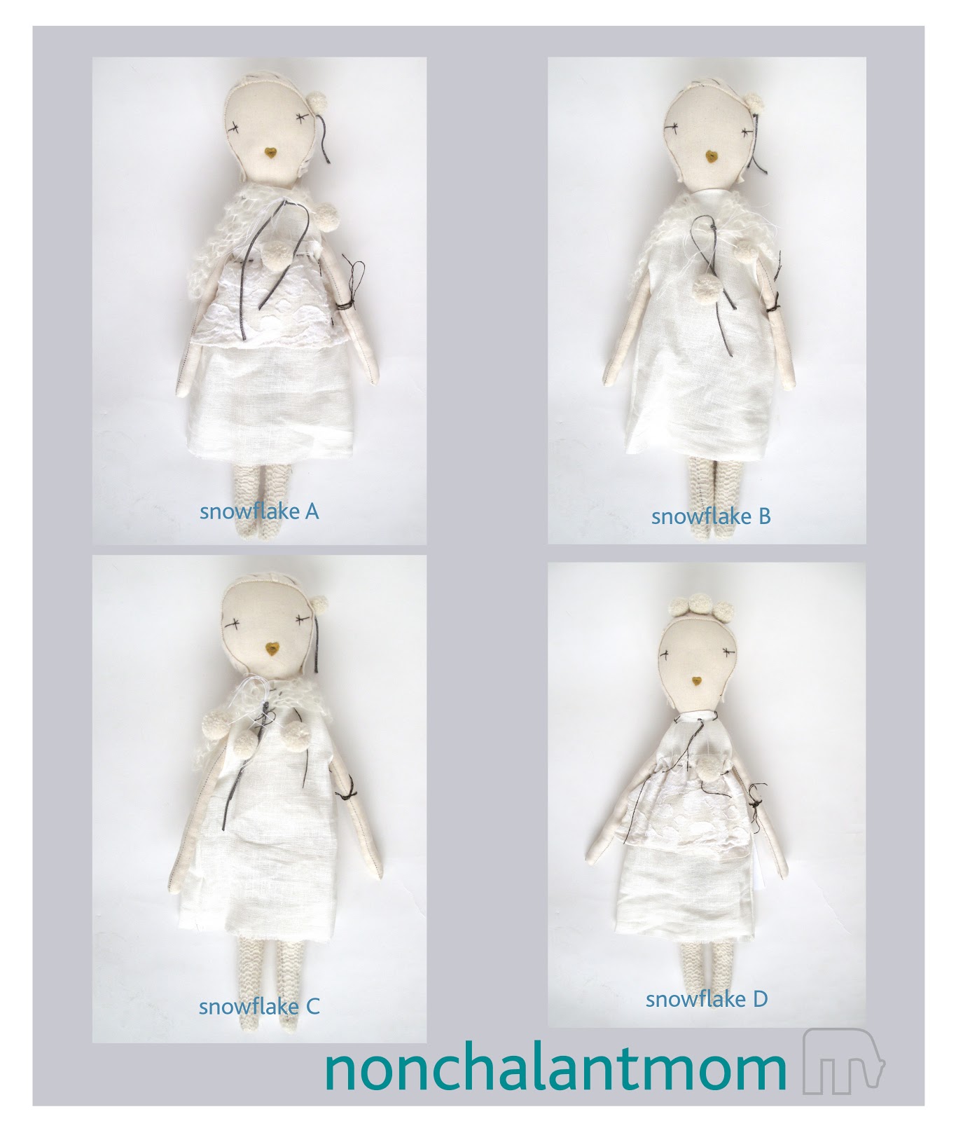 nonchalant mom NEW Jess Brown Snowflake Dolls!