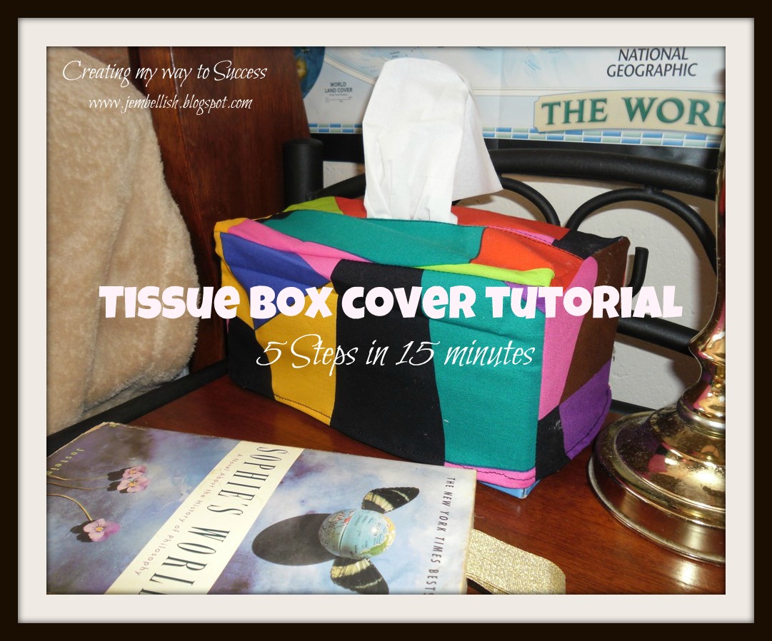 Creating my way to Success Tissue Box Cover Tutorial