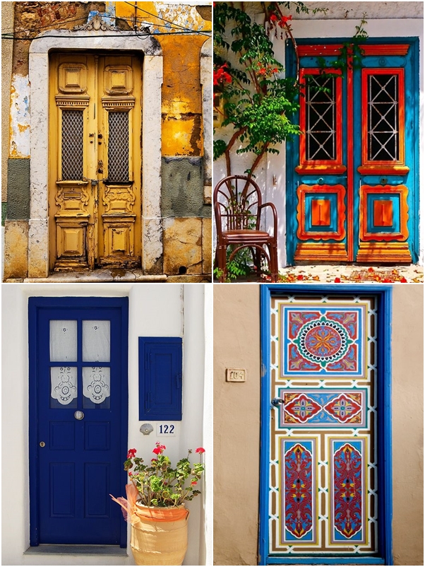 portas coloridas