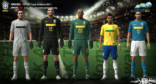 Brazil Copa America 2011 Kit Set by diNo