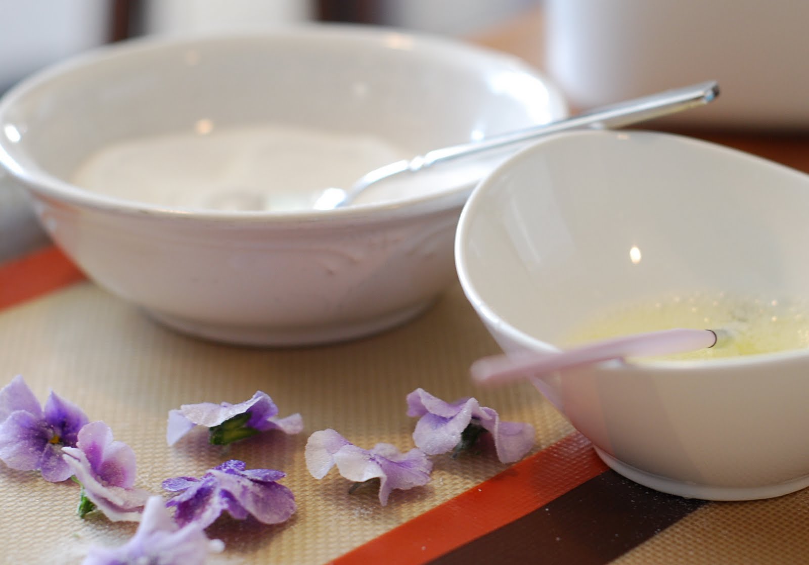 marzipan Sugared Edible Flowers for Cake Decorating