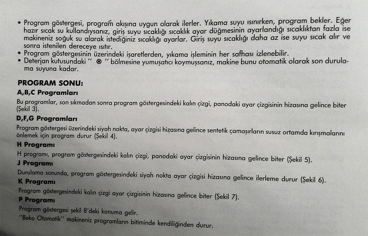 Beko Camasir Makinesi Calisirken Duruyor