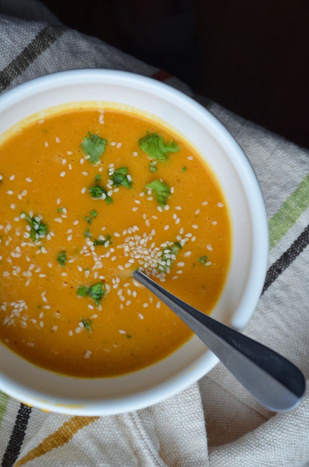 amour fou(d) spicy miso butternut squash soup.