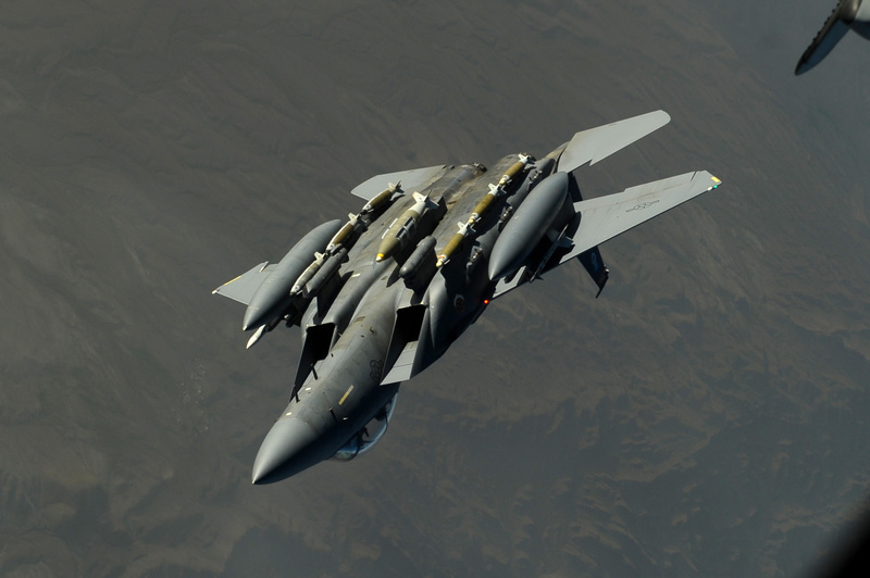 F-15 Strike Eagle F-15E+Strike+Eagle+Bagram+Air+Field+receives+fuel+KC-10+Extender%252C+908th+Expeditionary+Air+Refueling+Squadron%252C+air+refueling+mission+Operation+Enduring+Freedom+over+Afghanist+%25284%2529