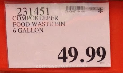 Deal for the Keep In Clean CompoKeeper Food Waste Bin at Costco