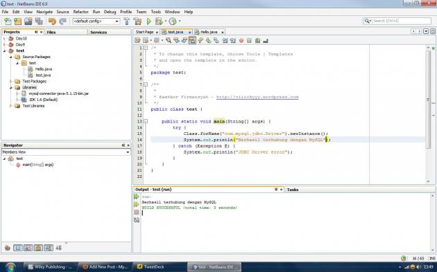 Contoh Database C Visual Basic Java Java Connection Mysql