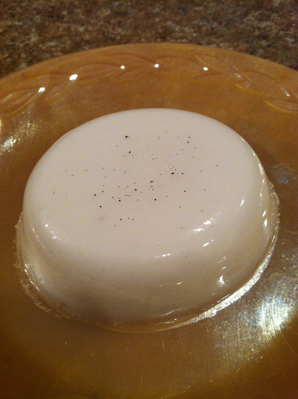 Natural Homemade Living Simply NonDairy Peach Panna Cotta