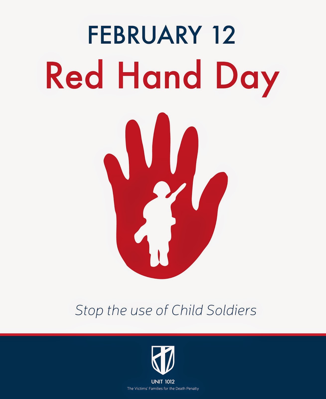 Unit 1012 The Victims' Families For The Death Penalty. RED HAND DAY