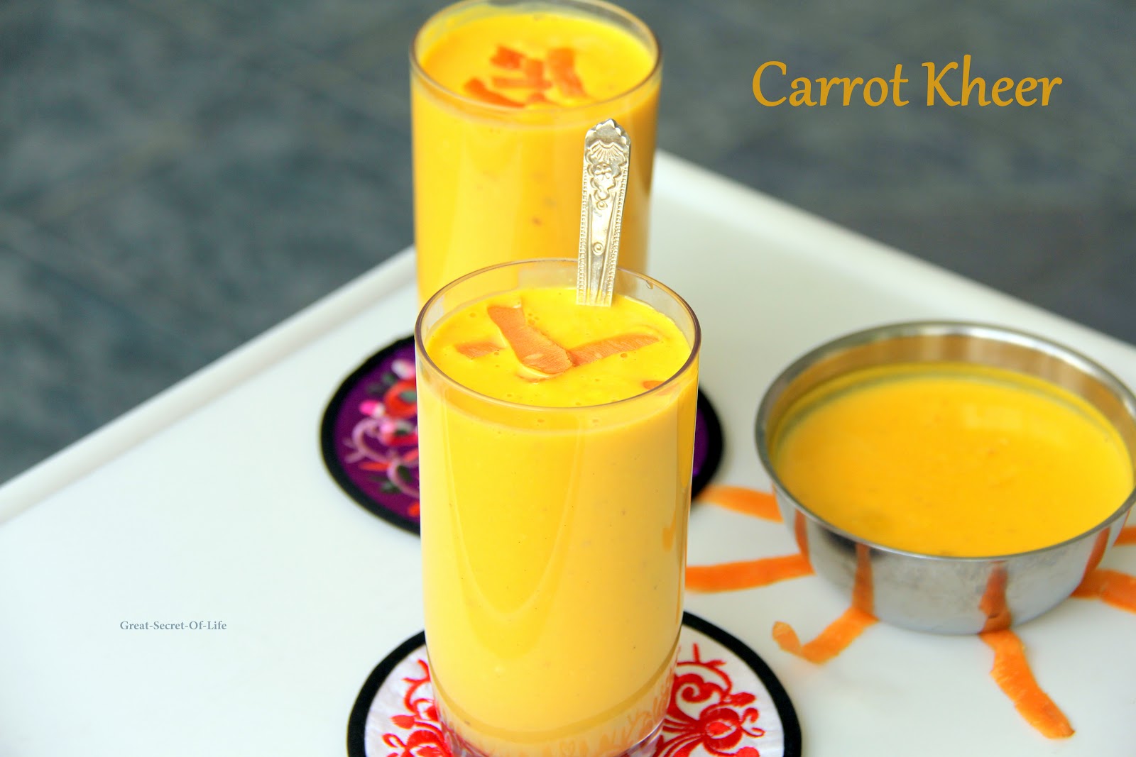 Carrot Kheer Greatsecretoflife