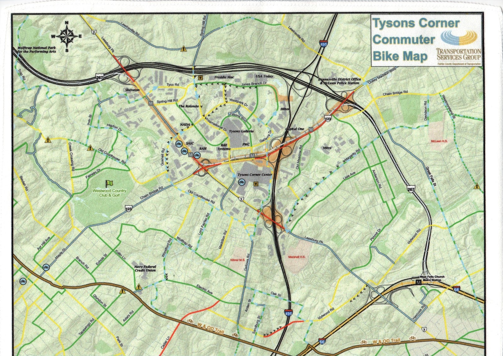 tysons bike group meeting glenn hiner of fairfax co employer services brought copies of the microfiber bike map of tysons that he is using to promote tysons bike group meeting glenn hiner of fairfax co employer services brought copies of the microfiber bike map of tysons that he is using to promote