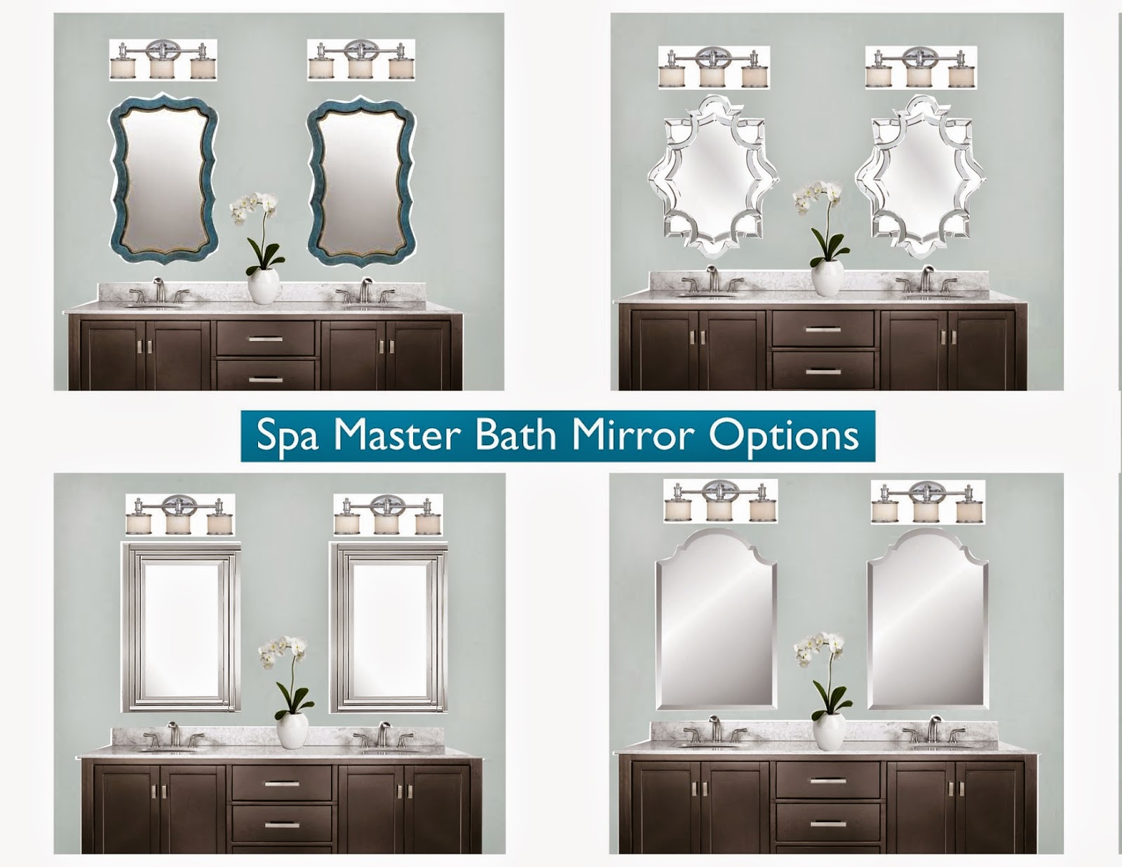 Spa Master BathMirror Decisions Design by Robin's Nest