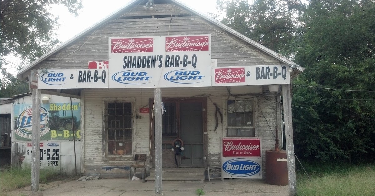 Plochmann Lane Remembering a piece of history Shadden's BBQ in Marvell, Arkansas.