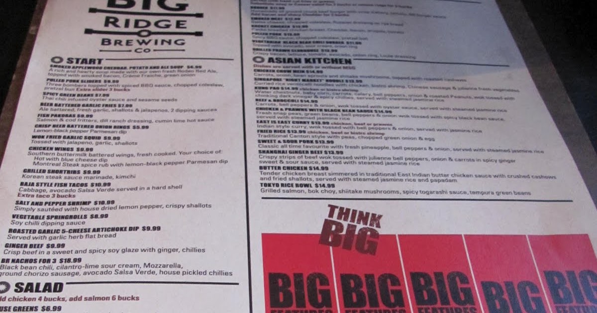 ReTorte Lunch at Big Ridge Brewing Co.