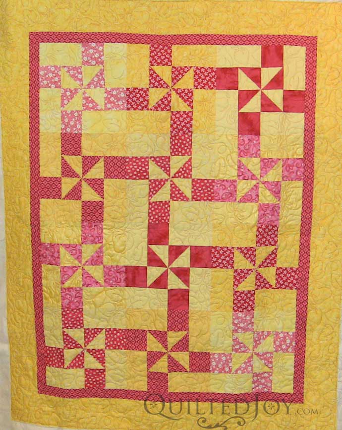 Terri's Berries And Cream Quilt Quilted Joy
