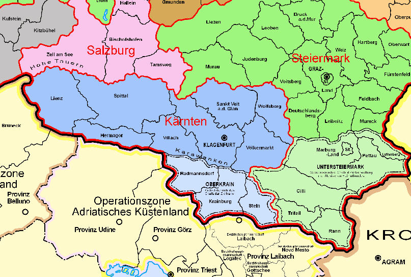 1944 Verwaltungskarte Des Deutschen Reichs Historische Landkarten