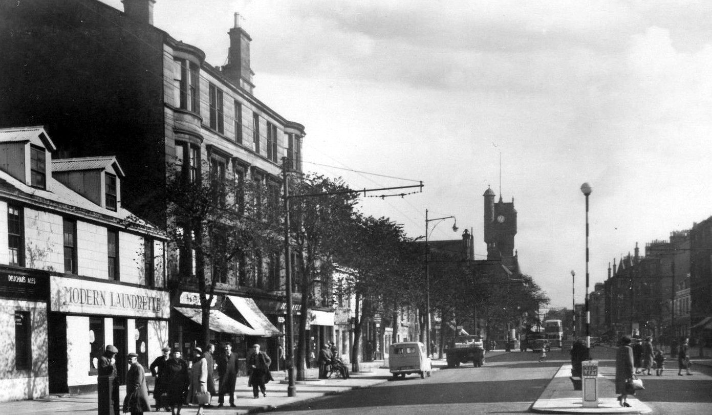 Tour Scotland Photographs Old Photographs Main Street Rutherglen