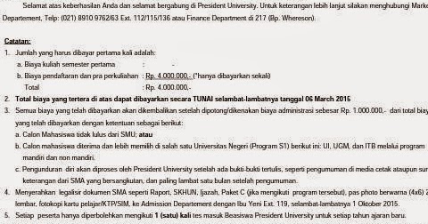 My Simple Site Pengalaman Ikut Tes President University