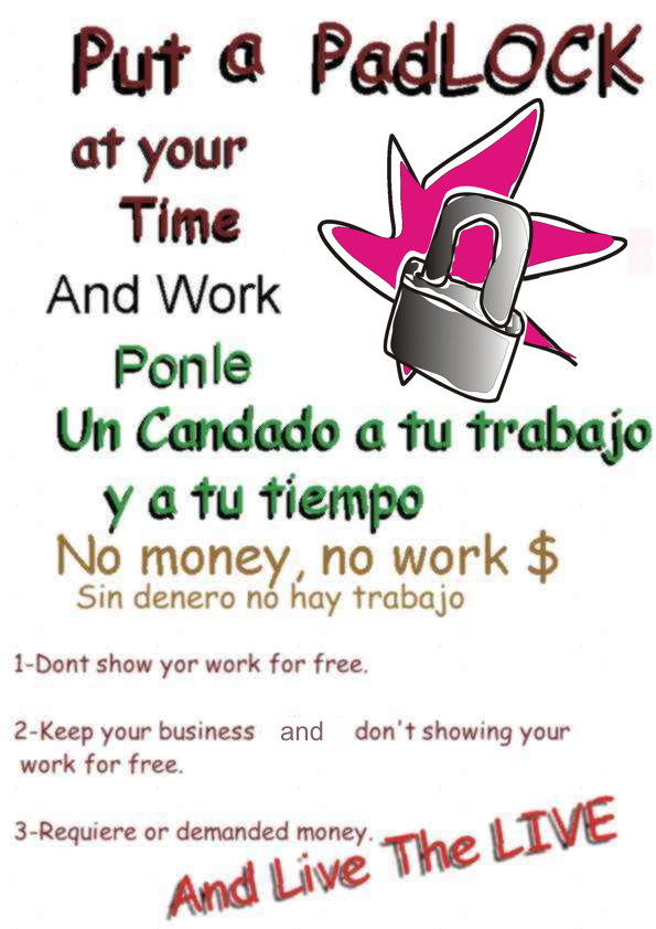 Ponerle un candado a tu trabajo,es poner un horario en tu trabajo y en tu vida.-PayPal.