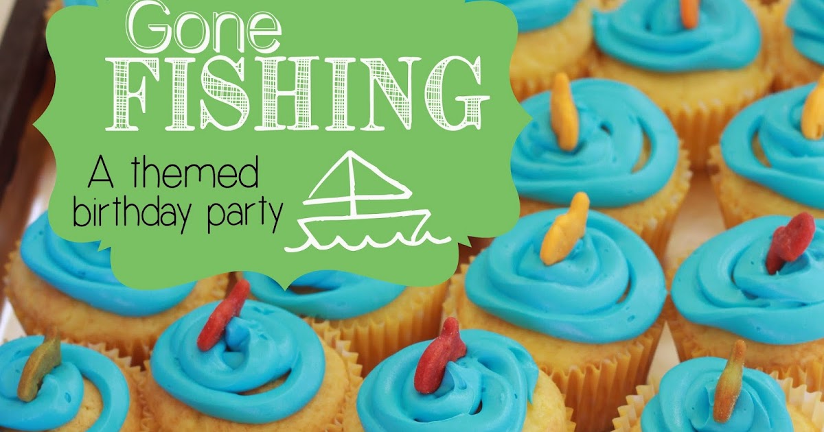 Kara's Party Ideas Gone Fishing Birthday Party Planning Ideas Cake  Decorations Idea