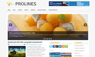 Prolines Blogger Template