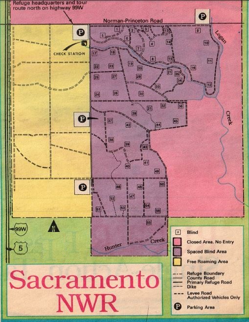 2017 California Duck Hunting, Sacramento Refuge,map, Report, Duck Clubs