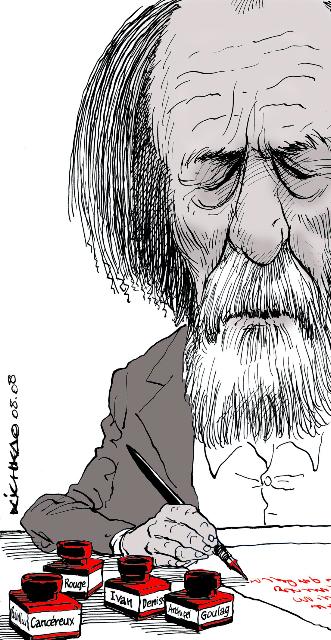 Résultat de recherche d'images pour "alexandre soljenitsyne cartoon"