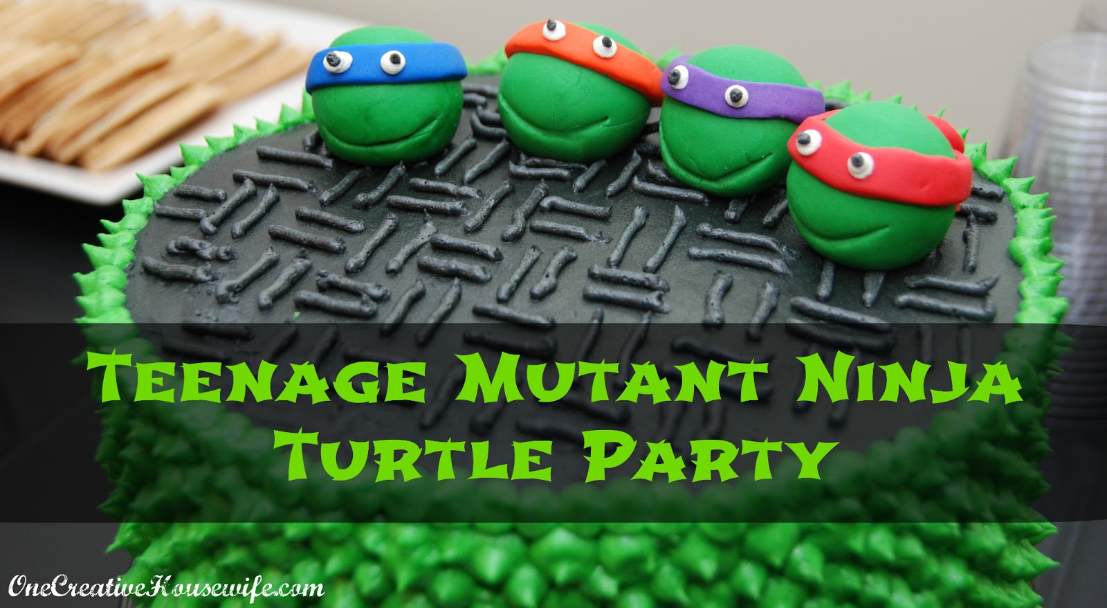 One Creative Housewife Teenage Mutant Ninja Turtle Party Part 2