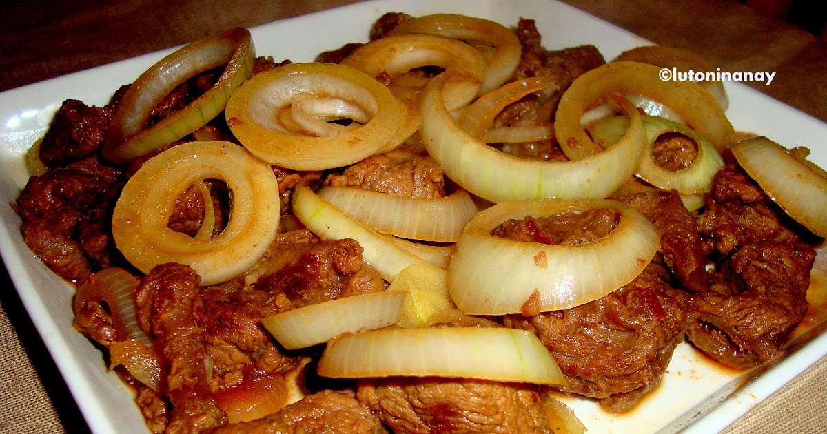 Beef Steak (Filipino Style) - Luto ni Nanay