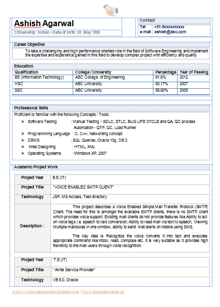 resume templates doc download