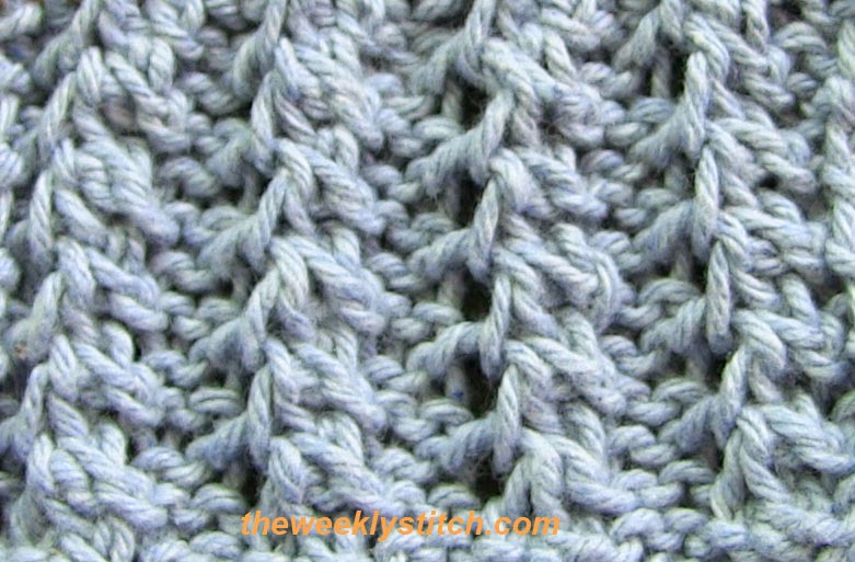 Feather Rib The Weekly Stitch