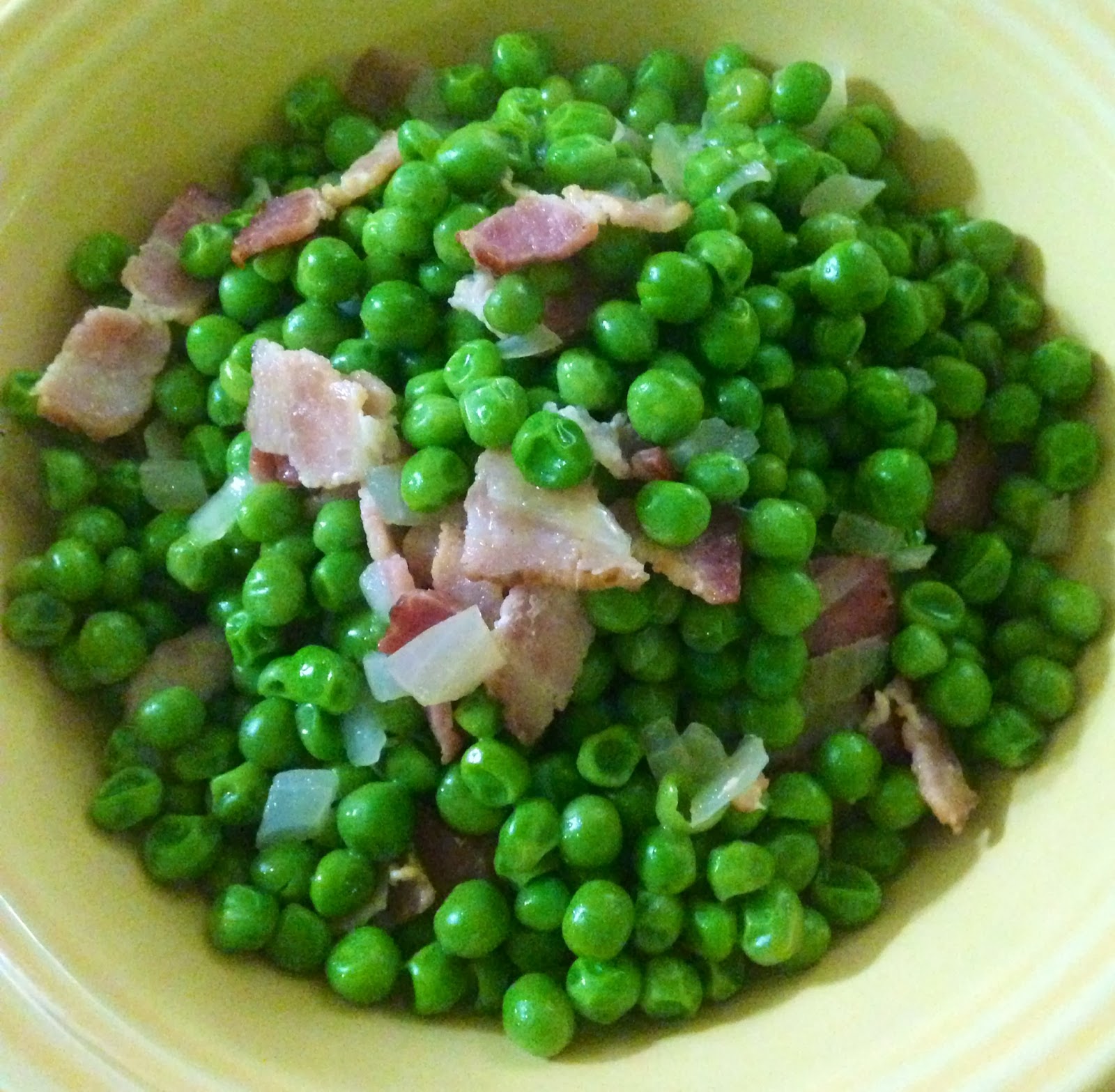 Sweet Peas with Bacon
