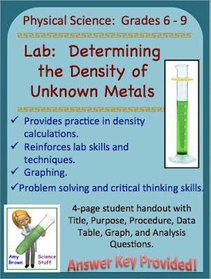 Density determination lab answers