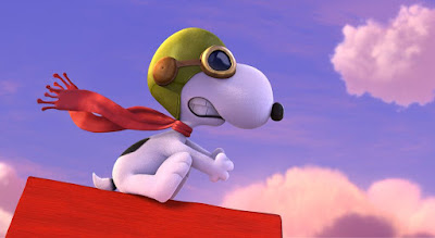 Snoopy battles the Red Baron in "The Peanuts Movie."