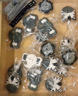 black and white safari theme fancy cookies black and white safari theme fancy cookies elephant, lion, zebra, tiger
